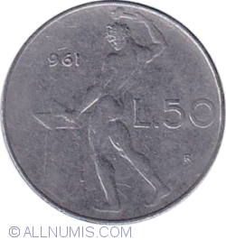 Image #1 of 50 Lire 1961