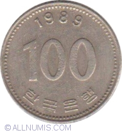 100 Won 1989