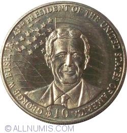 Image #2 of 10 Dollars 2000 - George W. Bush