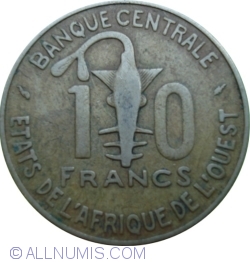 Image #1 of 10 Francs 1975