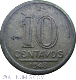 Image #1 of 10 Centavos 1948