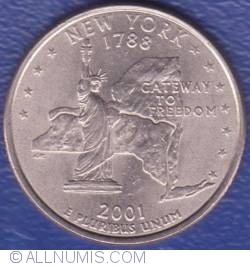 State Quarter 2001 D - New York