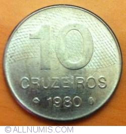 10 Cruzeiros 1980