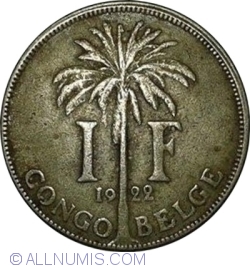 Image #1 of 1 Franc 1922 (French)