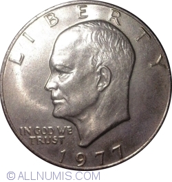 Image #2 of Eisenhower Dollar 1977