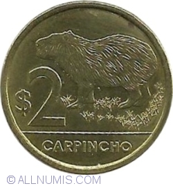 Image #1 of 2 Pesos Uruguayos 2012