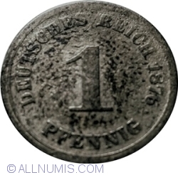 1 Pfennig 1876 D