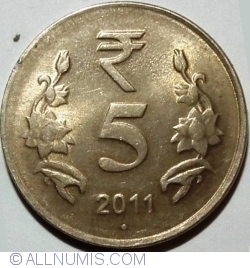 Image #1 of 5 Rupees 2011 (N)