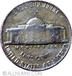 Image #1 of Jefferson Nickel 1944 P