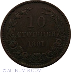 Image #1 of 10 Stotinki 1881