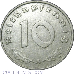 10 Reichspfennig 1942 A