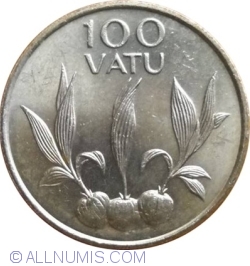 Image #1 of 100 Vatu 1988