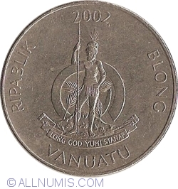 Image #2 of 50 Vatu  2002