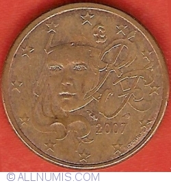 Image #2 of 5 Euro Cent 2007