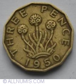 Threepence 1950
