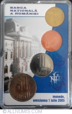 2005 - Mint set dedicated to the introduction of the new leu (RON)