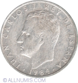 Image #2 of 2 Pesetas 1984