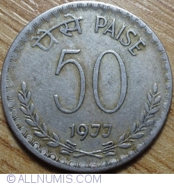Image #1 of 50 Paise 1977 (C)
