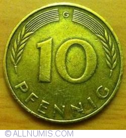 10 Pfennig 1974 G