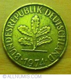 Image #2 of 10 Pfennig 1974 G