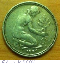 Image #2 of 50 Pfennig 1973 F