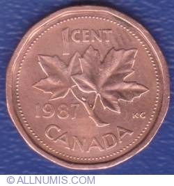 Image #1 of 1 Cent 1987