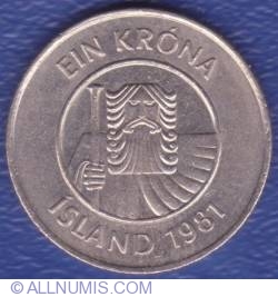 Image #2 of 1 Krone 1981