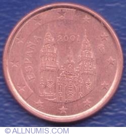 Image #2 of 1 Euro Cent 2001