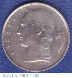 Image #2 of 1 Franc 1967 (Belgique)