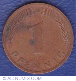 1 Pfennig 1972 D