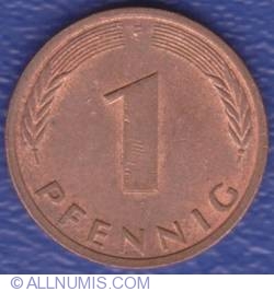 1 Pfennig 1980 F