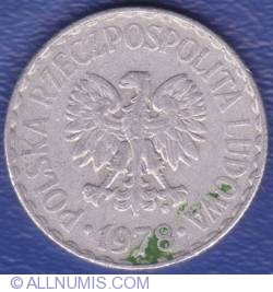 Image #2 of 1 Zloty 1978