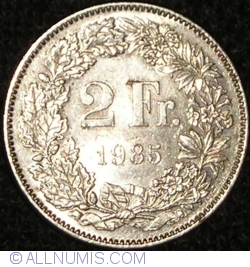 Image #1 of 2 Francs 1985
