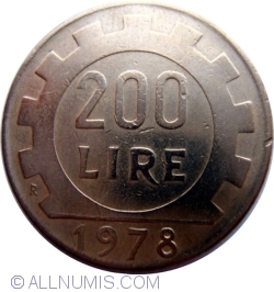 Image #1 of 200 Lire 1978