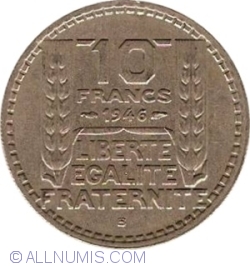 10 Franci 1946 B