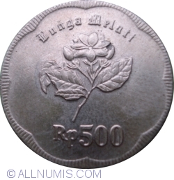 Image #1 of 500 Rupiah 1991