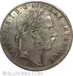 Image #2 of 1 Florin 1871 A