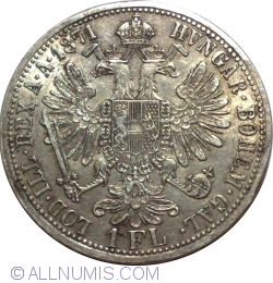 Image #1 of 1 Florin 1871 A