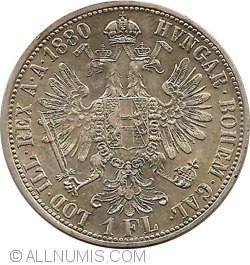 Image #1 of 1 Florin 1880