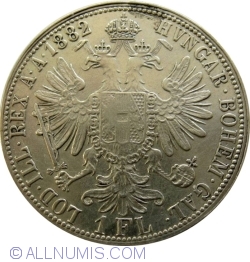 Image #1 of 1 Florin 1882