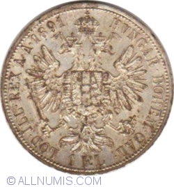 Image #1 of 1 Florin 1891