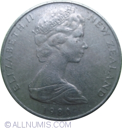 Image #2 of 5 Cents 1980