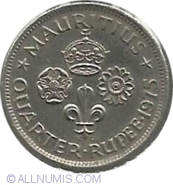 Image #1 of 1/4 Rupee 1975