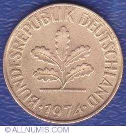 Image #2 of 10 Pfennig 1974 F