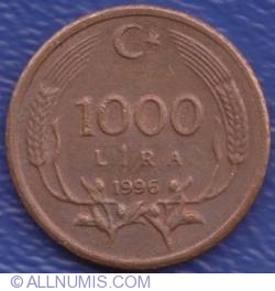 Image #1 of 1000 Lire 1996