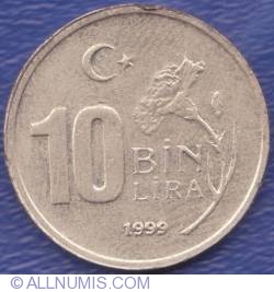 Image #1 of 10000 (10 Bin) Lire 1999