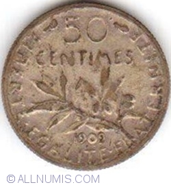Image #1 of 50 Centimes 1909
