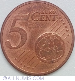 Image #1 of 5 Euro Cent 2014 G