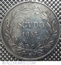 1 Scudo 1853 R (VIII)