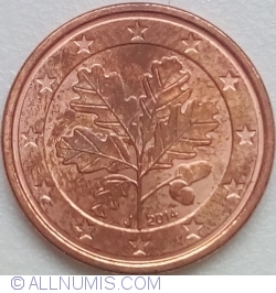 Image #2 of 1 Euro Cent 2014 J